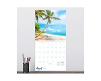Tf Publishing Paper Goods 2027 Tropical Beaches Wall Calendar
