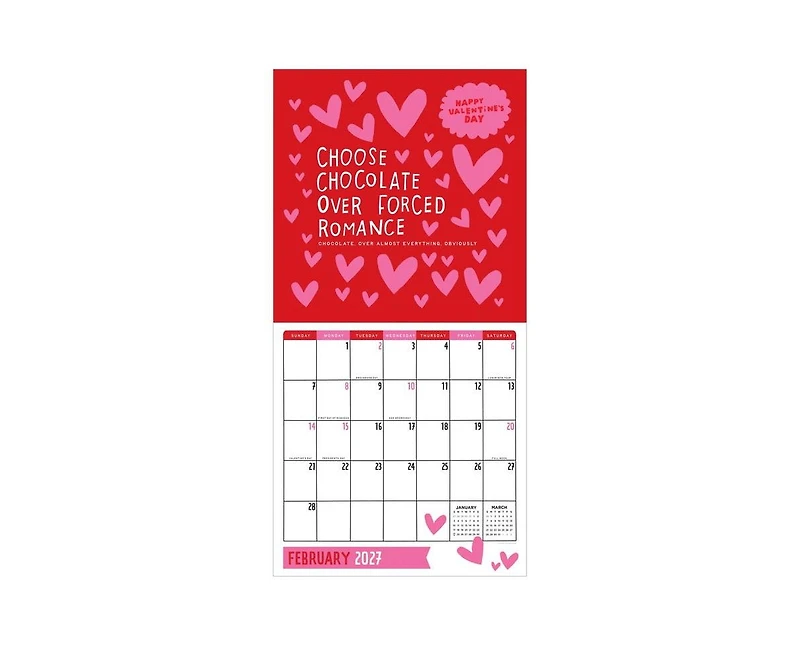 Tf Publishing Paper Goods 2027 Amy Smyth Humor Wall Calendar