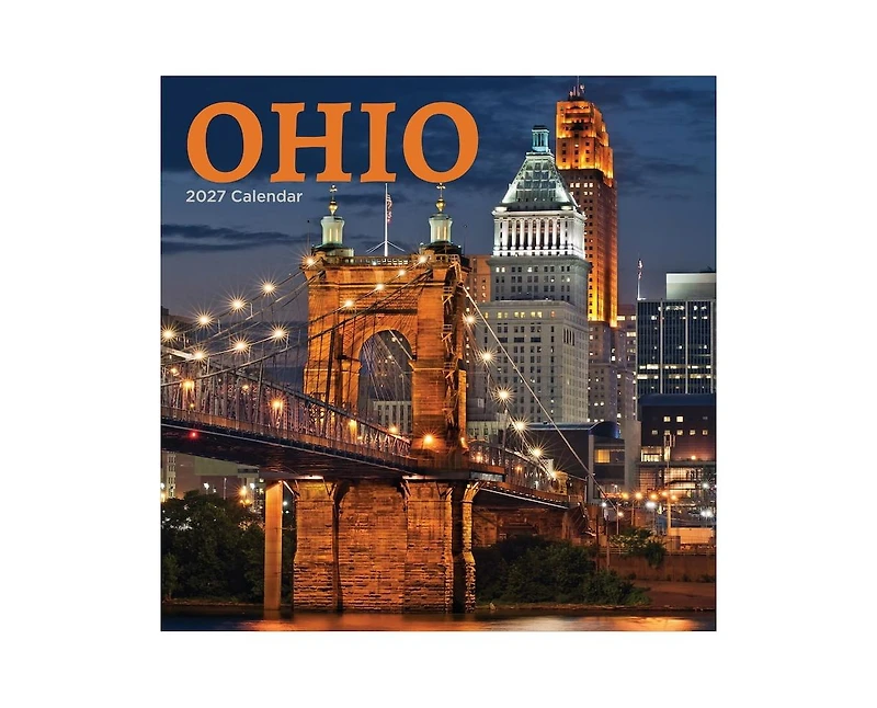 Tf Publishing Paper Goods 2027 Ohio Wall Calendar