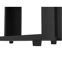 Flynama Melamine 3-Tier Minimalist Open Storage Bookcase