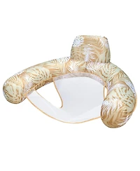Aofar Inflatable Pool Float Lounge Chair Plant Pattern Water Hammock