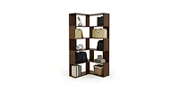 Flynama 66-Inch 6-Tier Corner Bookshelf L-Shaped Open Storage
