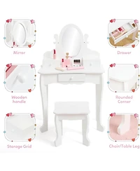 gaomon Girls Makeup Vanity Set