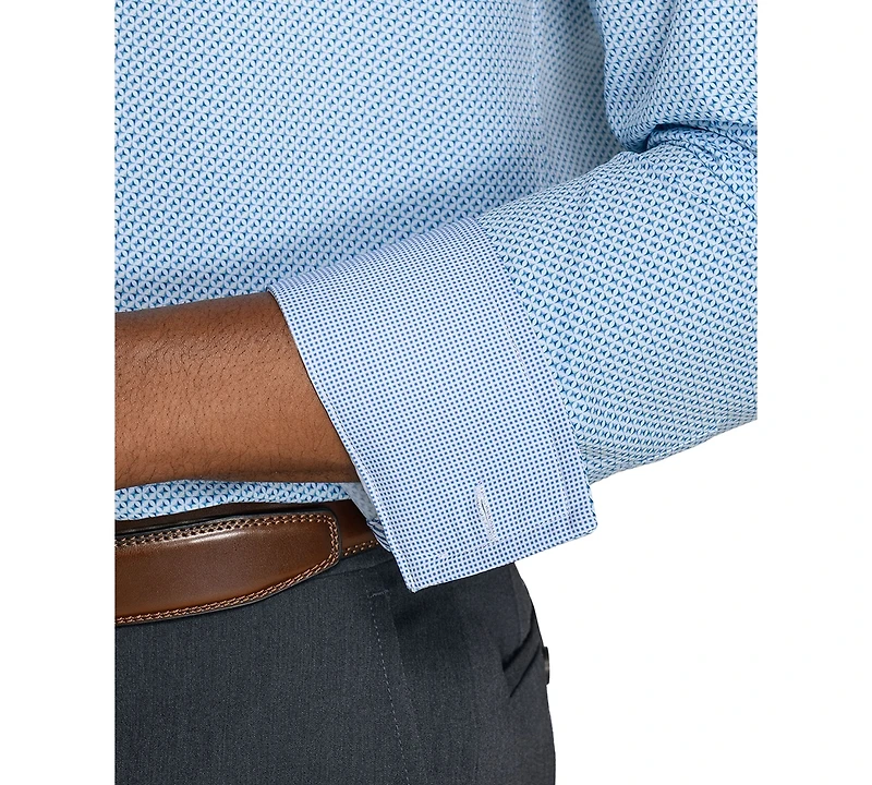 ConStruct Men's Slim-Fit Performance Stretch Comfort Dress Shirt
