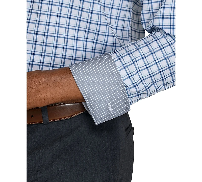 ConStruct Men's Slim-Fit Performance Stretch Dress Shirt