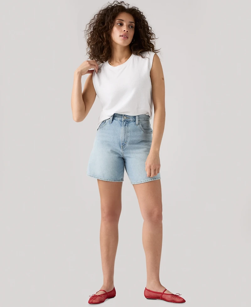 Levi's Women's High-Rise Baggy Denim Shorts