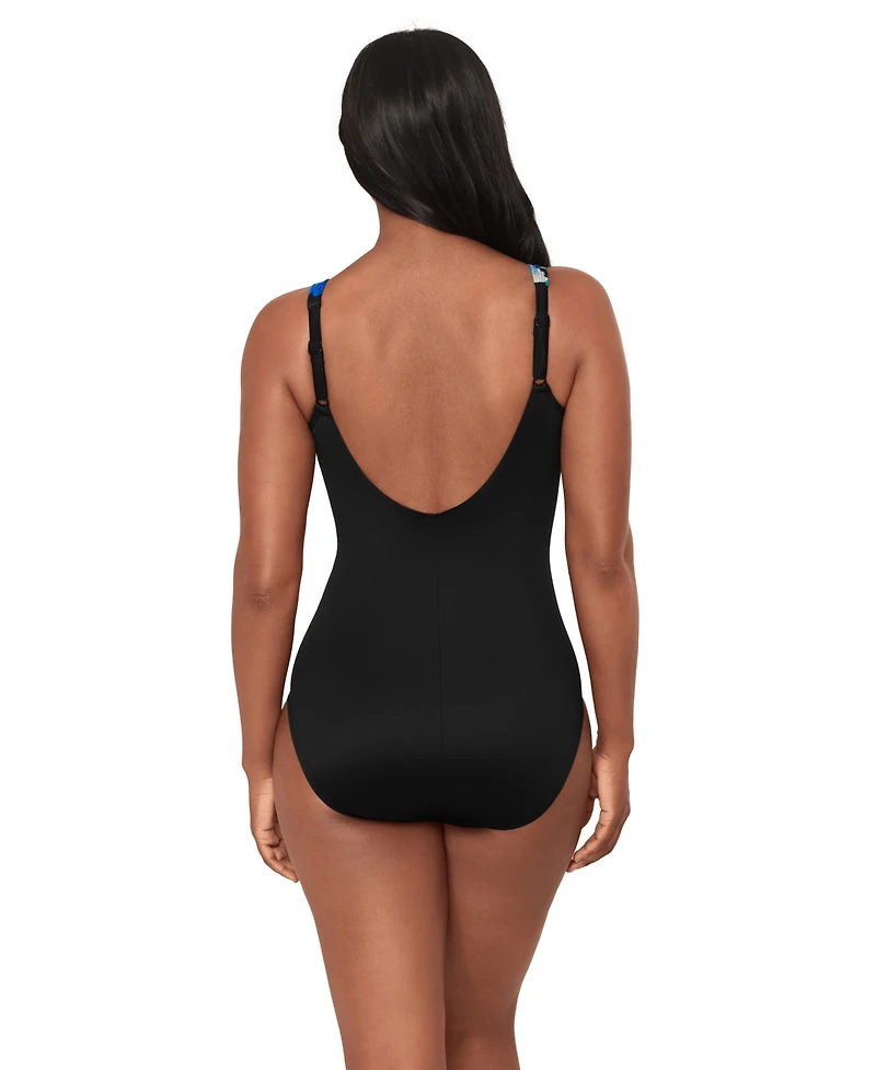 Miraclesuit Women's Secret Garden Oceanus Soft Cup One-Piece Swimsuit