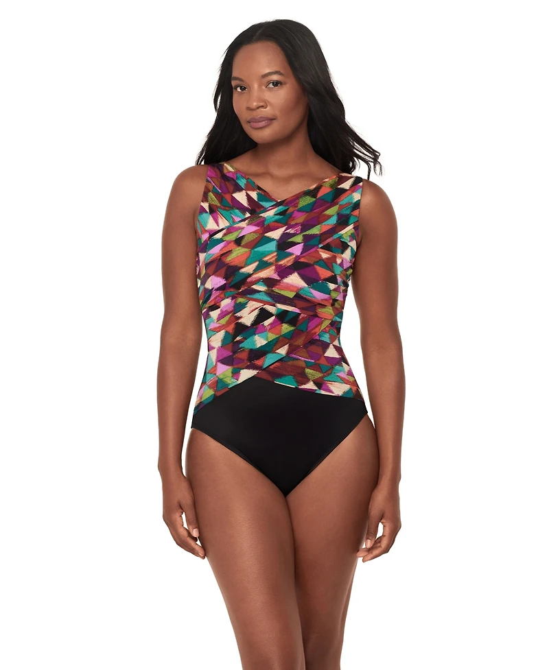 Miraclesuit Women's Farfalle Brio Underwire One-Piece Swimsuit