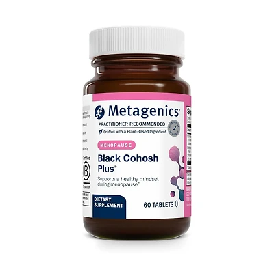 Metagenics Cohosh Plus Menopause Relief and Relaxation Support With Cohosh Root Extract, Lemon Balm and Motherwort 60 Tablets
