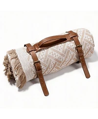 Aofar 71x71 Waterproof Picnic Blanket Outdoor Beach Mat