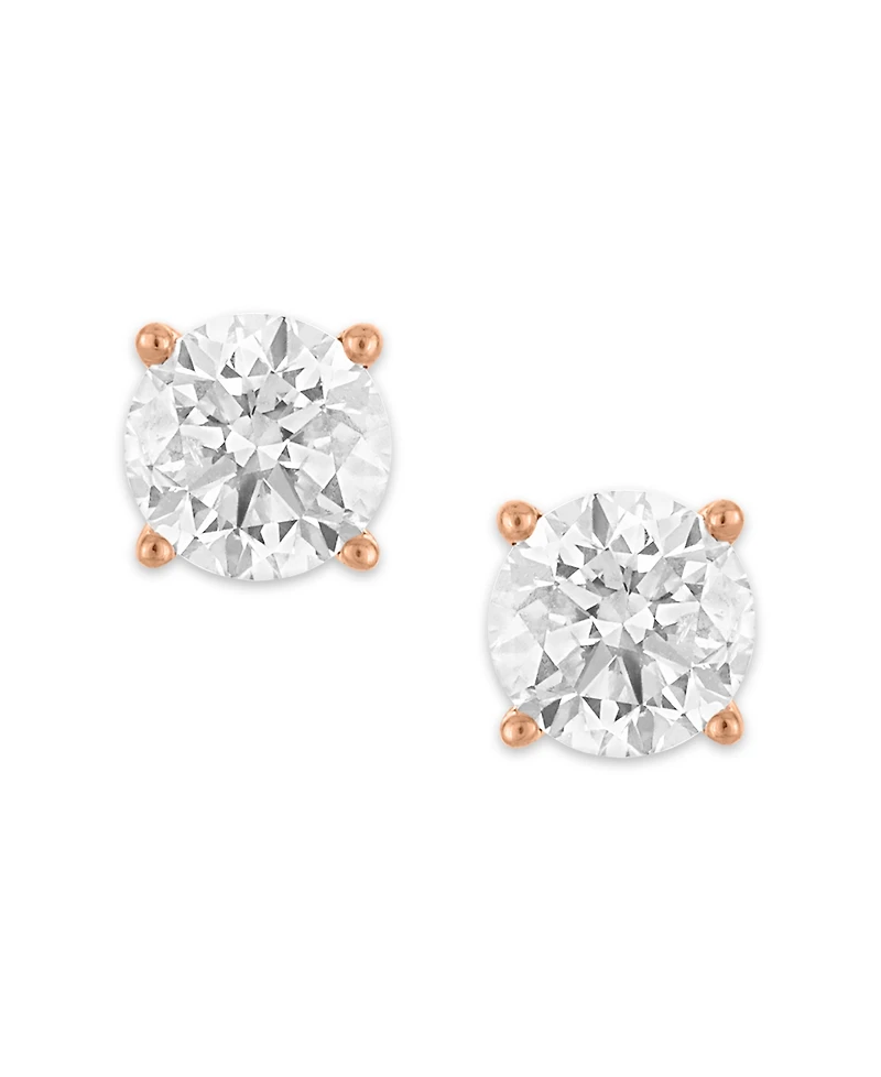 Diamond Stud Earrings (1/2 ct. t.w.) 14k White Gold or