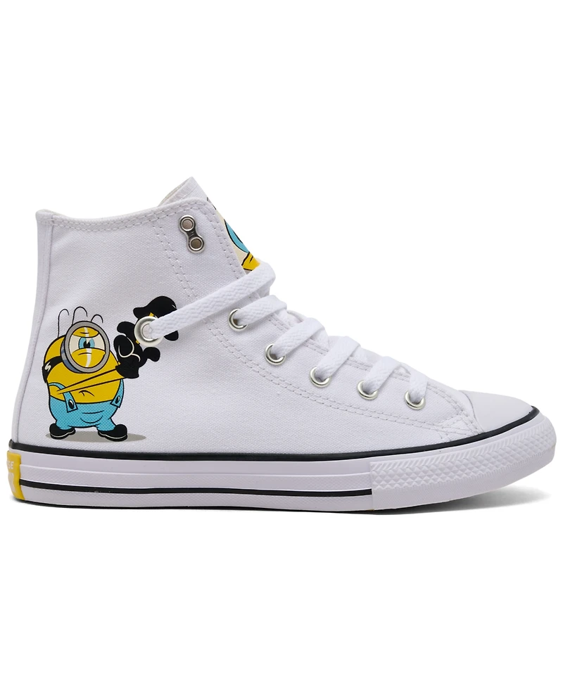 Converse Little Kids Chuck Taylor All Star High Top Minions Lifestyle Sneakers from Finish Line