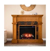 Augusta Home Cartwright Corner Convertible Electric Fireplace