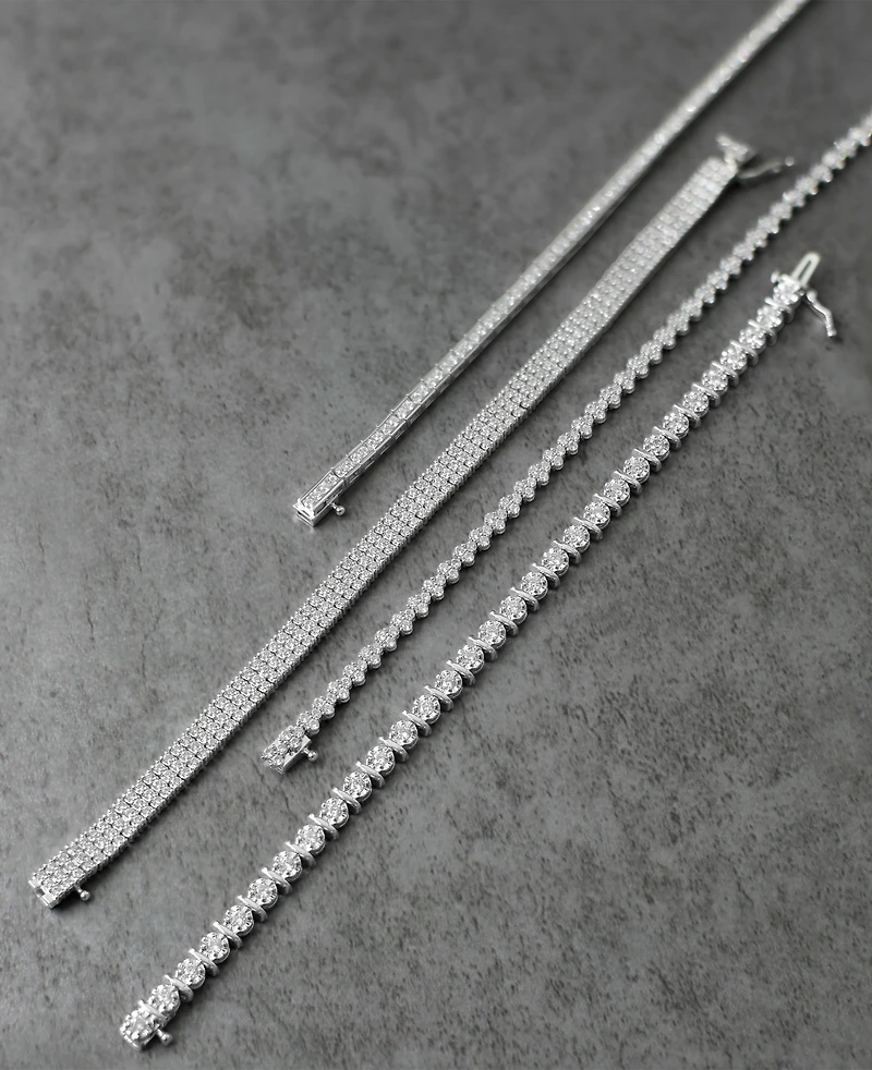 Macy's Diamond Tennis Bracelet (2 ct. t.w.) in Sterling Silver