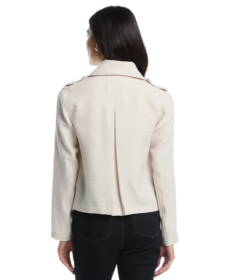 Rafaella Petite Long Sleeve Trench Jacket