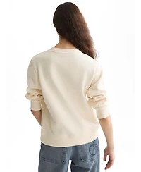 Scotch & Soda Women's Chest Artwork Regular-Fit Sweatshirt