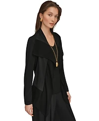 Donna Karan New York Women's Ruffle Front Jacket