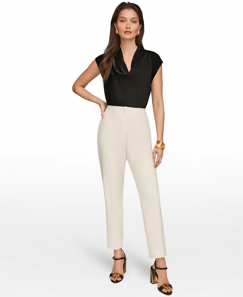 Donna Karan New York Women's Slim Leg Ponte Pants