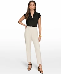Donna Karan New York Women's Slim Leg Ponte Pants