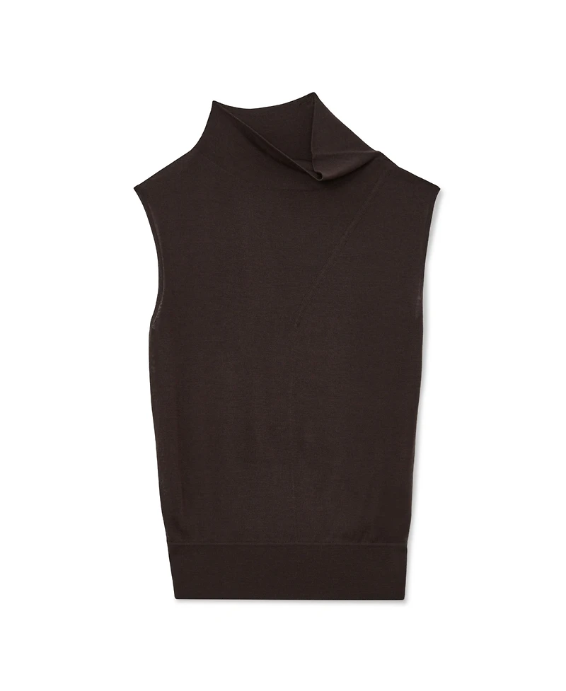 Reiss Women's Honey Sleeveless Slouch Neck Sweater