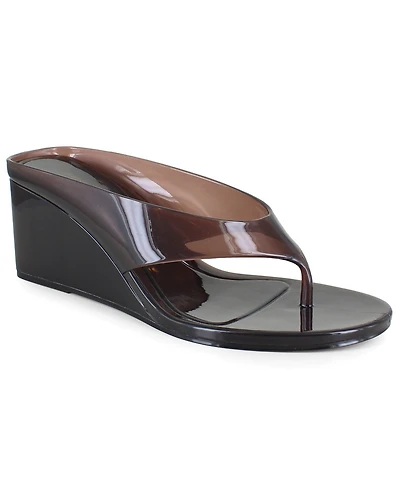 Christian Siriano Women's Ariel Wedge Jelly Sandal