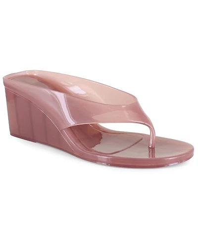 Christian Siriano Women's Ariel Wedge Jelly Sandal