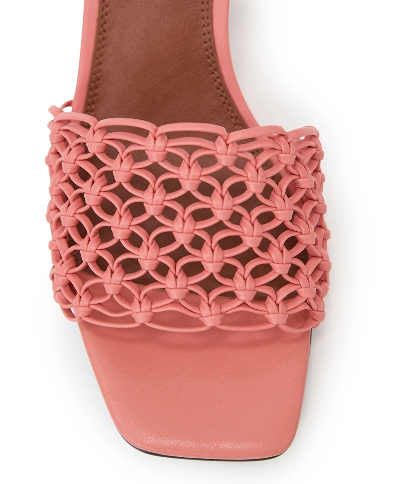Reiss Women's Stephanie Weave Kitten Heels
