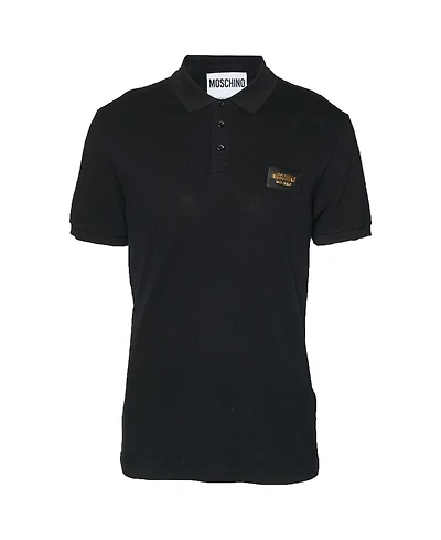 Pre-Owned Moschino Men's Pique Polo T-Shirts