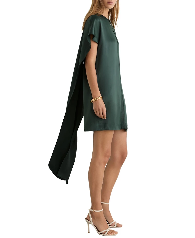 Reiss Women's Alice Cape Detail Mini Dress