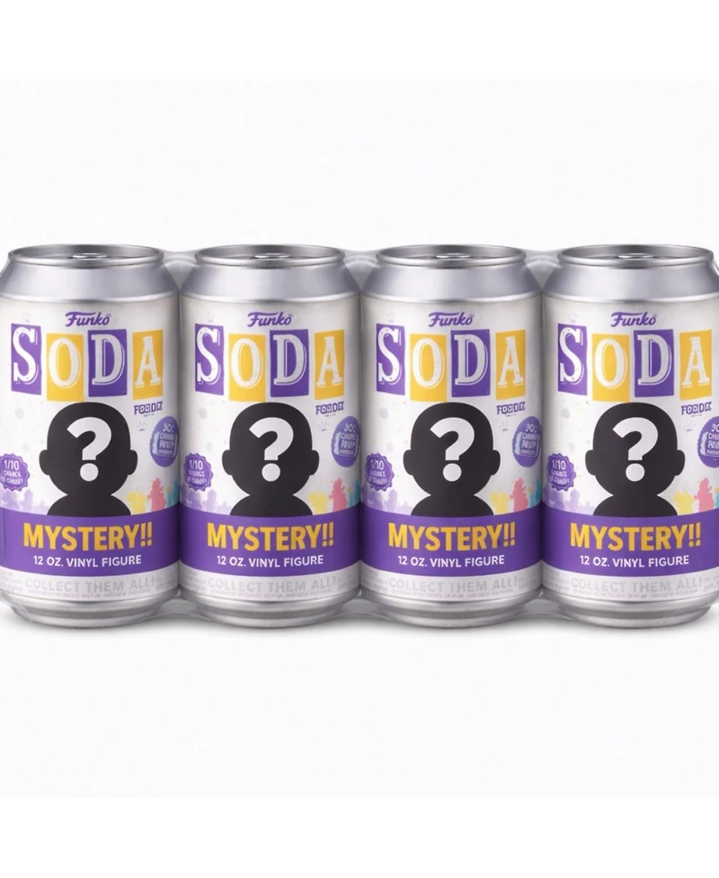 Funko Pack of 4 Surprise Mystery Funko Soda Figure Randomly Selected