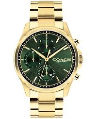 Coach Men's Oliver Gold-Tone Stainless Steel Bracelet Watch 41mm