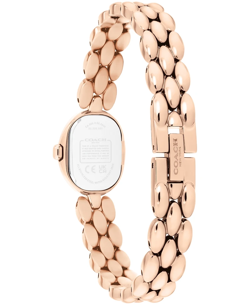 Coach Women's Sammy Rose Gold Tone Stainless Steel Bracelet Watch 18mm