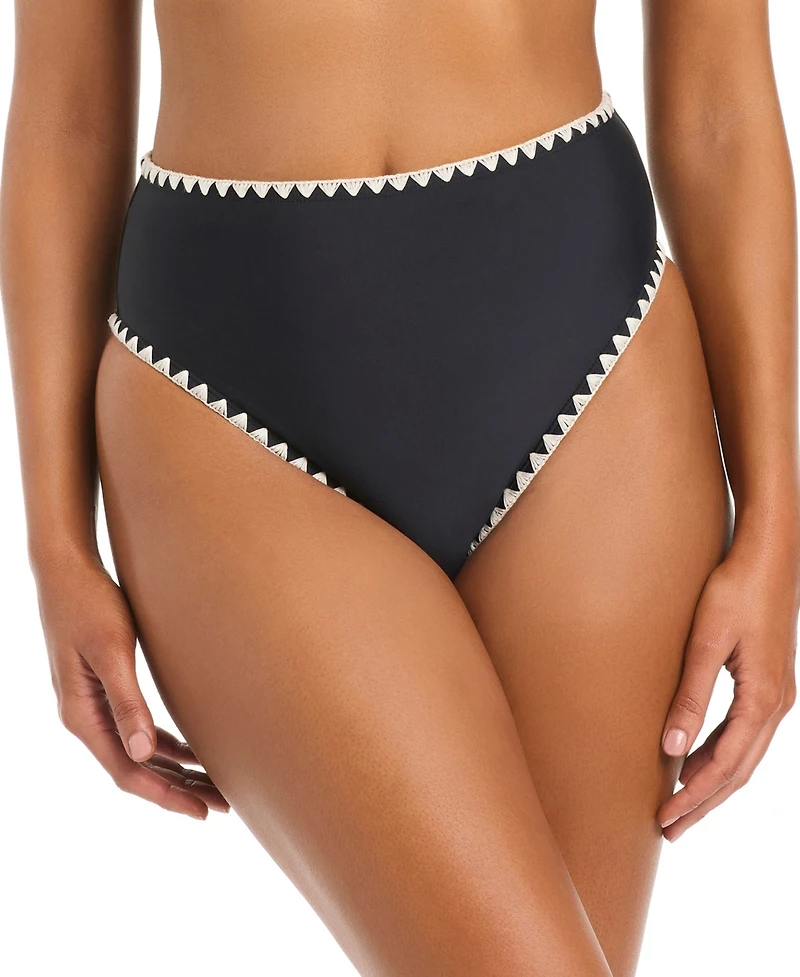 Bar Iii Women's Desert Muse High-Leg High Rise Swim Bottoms, Macy's Exclusive