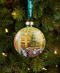 Holiday Lane Chicago Walnut Room Disk Ornament, Macy's Exclusive