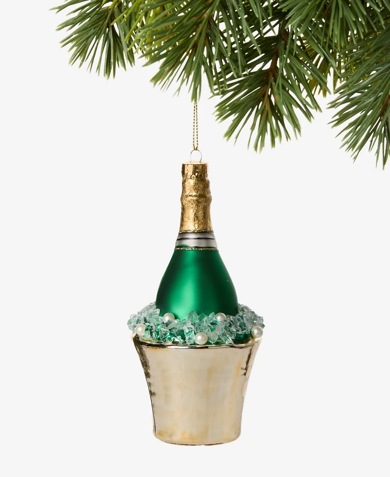 Holiday Lane Foodie & Spirits Champagne Bottle Ornament, Macy's Exclusive