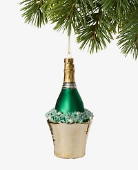 Holiday Lane Foodie & Spirits Champagne Bottle Ornament, Macy's Exclusive