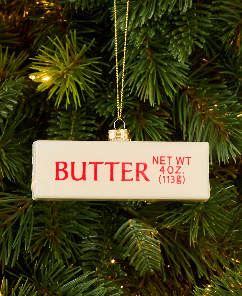 Holiday Lane Foodie & Spirits Butter Ornament, Macy's Exclusive