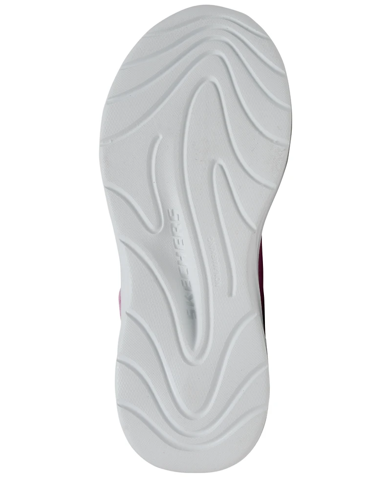 Skechers Little Girls Wave 92 Fastening Strap Lifestyle Sneakers from Finish Line