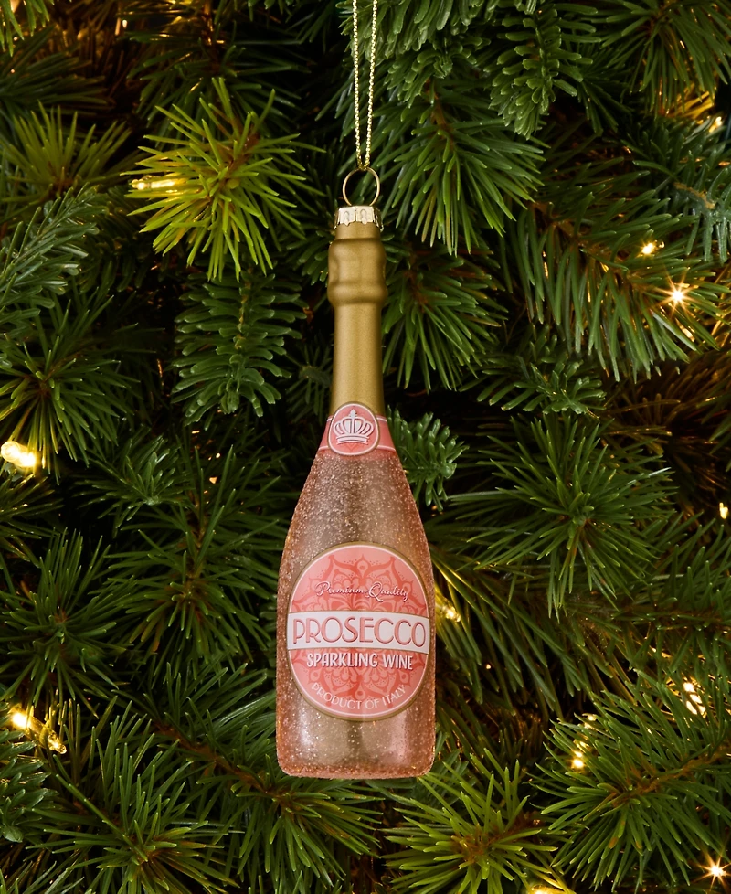 Holiday Lane Spirits Prosecco Bottle Ornament, Macy's Exclusive