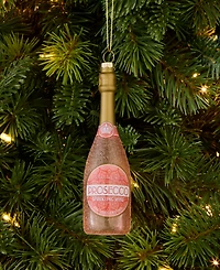 Holiday Lane Spirits Prosecco Bottle Ornament, Macy's Exclusive