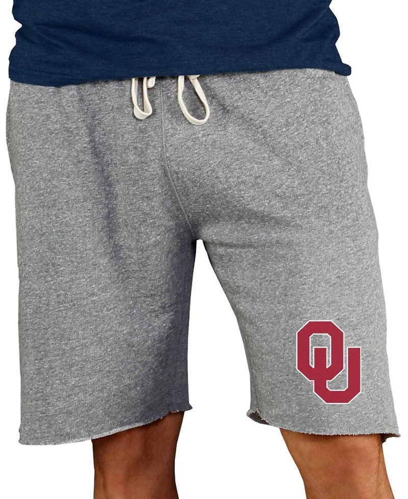 Concepts Sport Men's Gray Oklahoma Sooners Mainstream Terry Shorts
