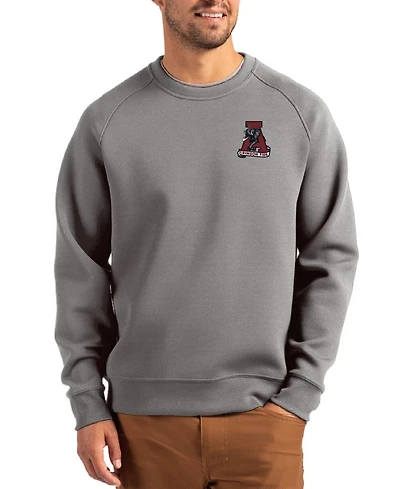 Cutter & Buck Men's Gray Alabama Crimson Tide Roam Pullover Sweatshirt