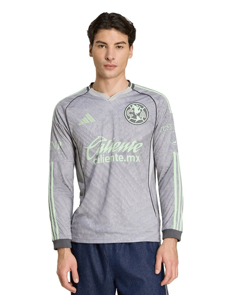Adidas Men's Gray Club America 2025/26 Third Replica Long Sleeve Jersey