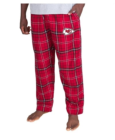 Concepts Sport Men's Red Kansas City Chiefs Ultimate Plaid Flannel Pants