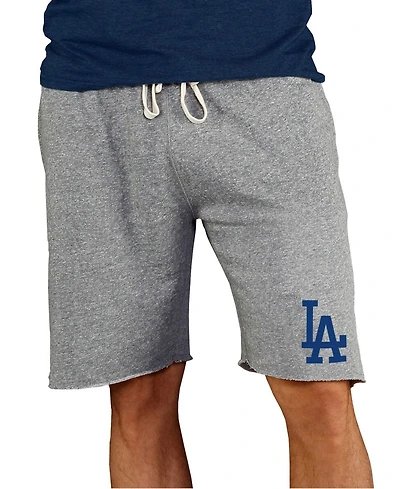 Concepts Sport Men's Gray Los Angeles Dodgers Mainstream Terry Shorts
