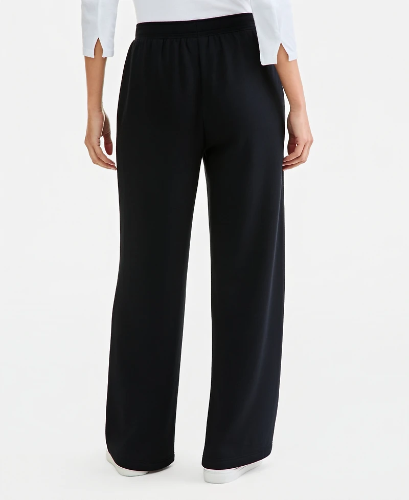 Style & Co Women's LuxLounge Wide-Leg Pull-On Fleece Pants, Macy's Exclusive
