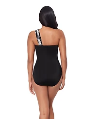 Magicsuit Women's Sand Tracks Goddess Underwire Bandeau Neck One-Piece Swimsuit