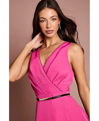Coast Women's V-Neck Lace Midi Dress
