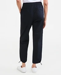 Style & Co Petite Utility Bungee Crop Pull-On Pants, Macy's Exclusive