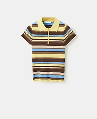 Mango Women's Striped Rib Sweater